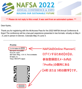 NAFSA2022-Sample of Registration Confirmation