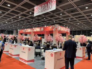 日本語合同ブースの様子